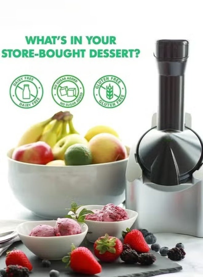 صانع الآيس كريم,صانع آلة سوربت الفواكه الكهربائية,للآيس كريم,الحلويات,الجيلاتو Smoothie,, - Image 3